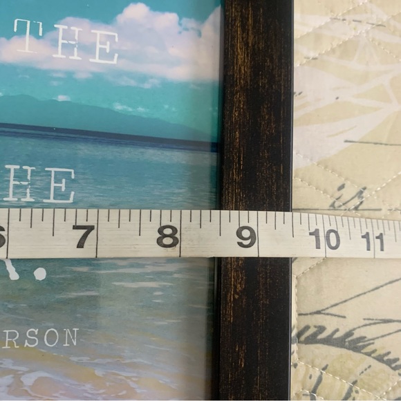 Framed Inspirational Ocean Print - Picture 8 of 9